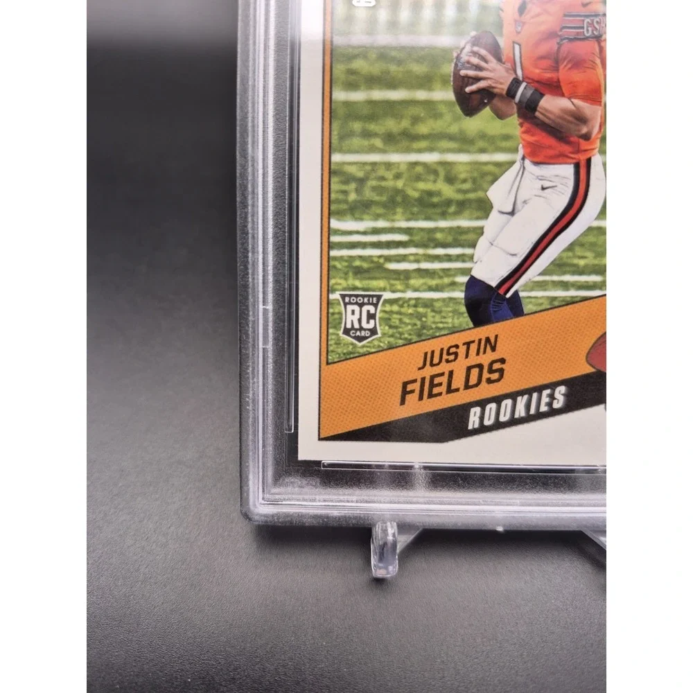 2021 Panini Classics Justin Fields #154 Rookie‎ Blue Back /75 PSA 9  Jets Bears